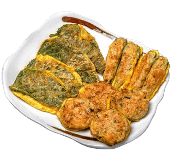 수제동그랑땡 깻잎전 고추전